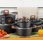 EB-12914 Посуды Набор Кухонной 12 Предметов (Литого Алюминия)